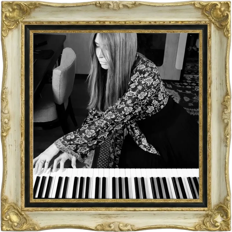 Julia at the piano